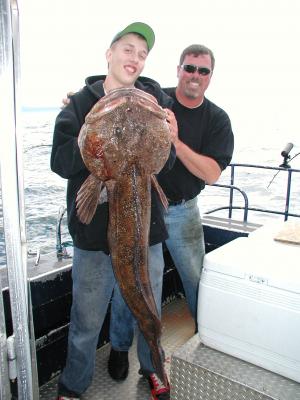 Big Linger took a Salmon head